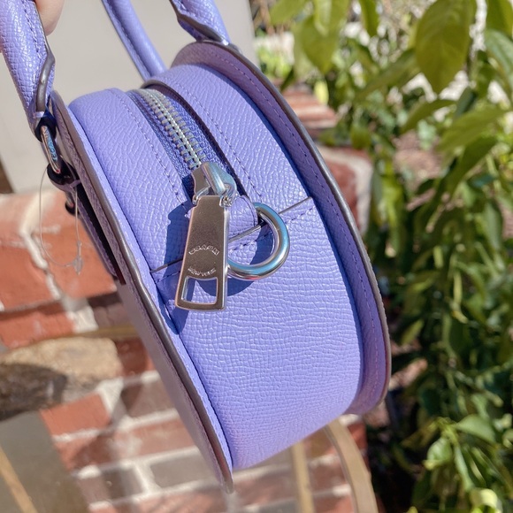 NWT Coach Blueberry Crossbody with Handmade Strawberry Cluster Bag Charm CR253 - Picture 3 of 9